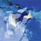 Pascal Magis Canvas Paintings - Blue